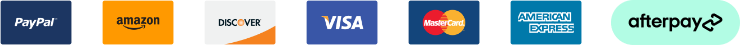 Allowed payments: Paypal, Amazon, Discover, Visa, Mastercard, American express, Afterpay